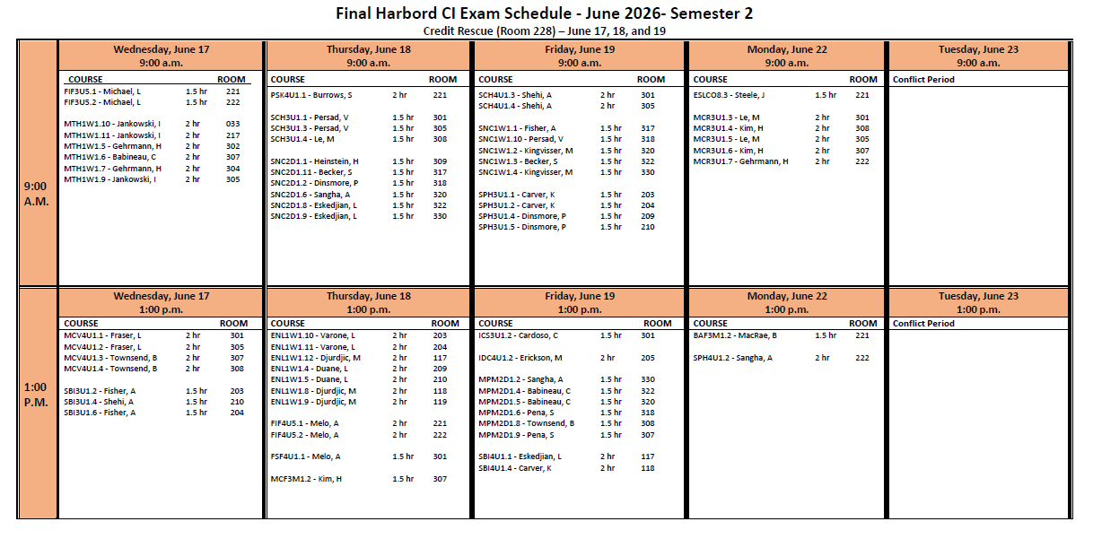 Exams June P1